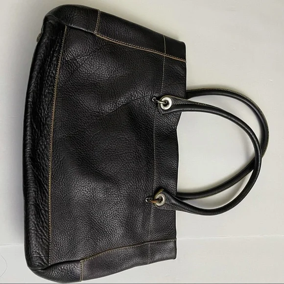 Monsac Original shoulder handbag black leather - Picture 2 of 7